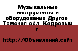 Музыкальные инструменты и оборудование Другое. Томская обл.,Кедровый г.